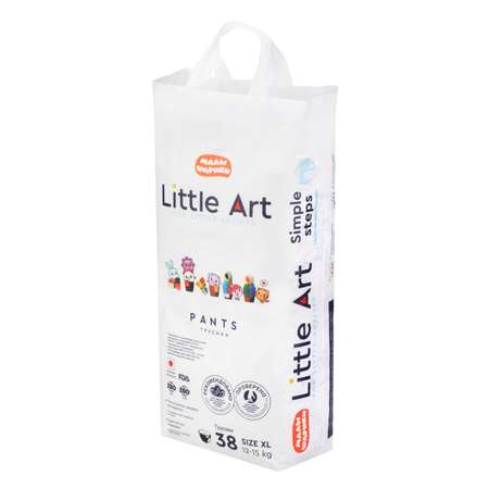 Подгузники-трусики Little Art XL 12-15кг 38шт