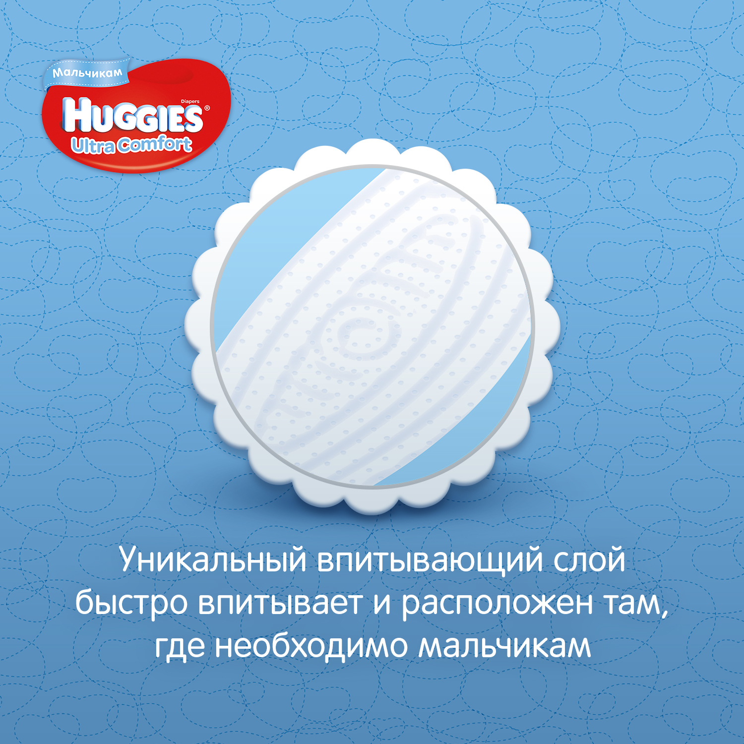 Подгузники для мальчиков Huggies Ultra Comfort Disney 5 12-22кг 105 шт. - фото 6