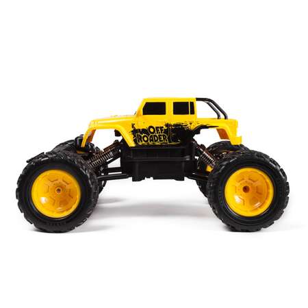 Машинка р/у Rastar ROCK CRAWLER ACTION 1:18 желтая