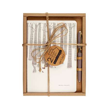 Набор подарочный Bruno Visconti Winter Forest ручка и 2 тетради А5