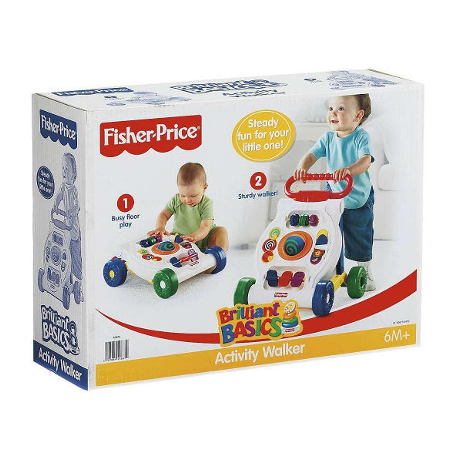 Ходунки-каталка Fisher Price 2 в 1 - фото 4