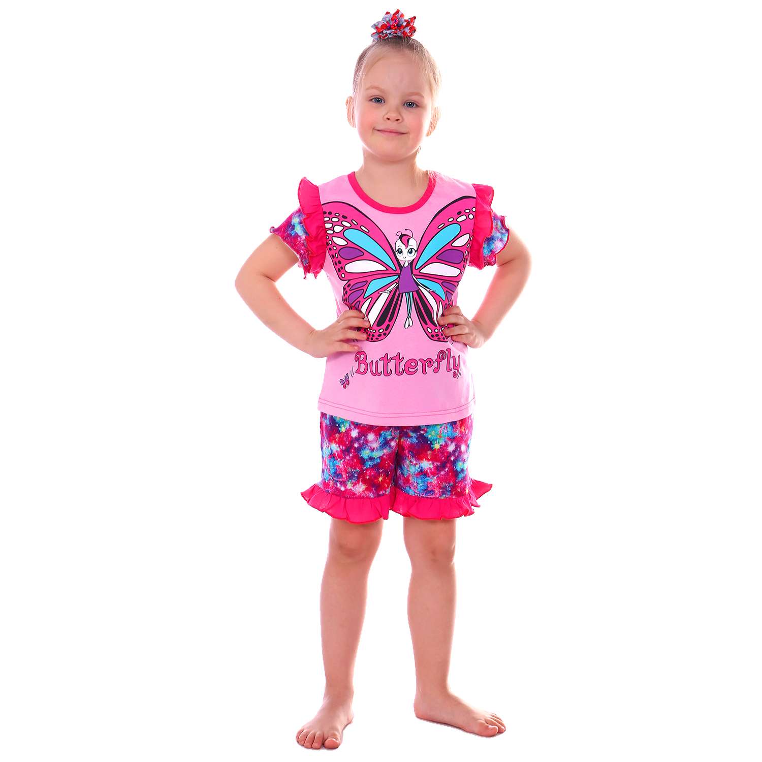Пижама Детская Одежда 0412К/розовый2 - фото 1
