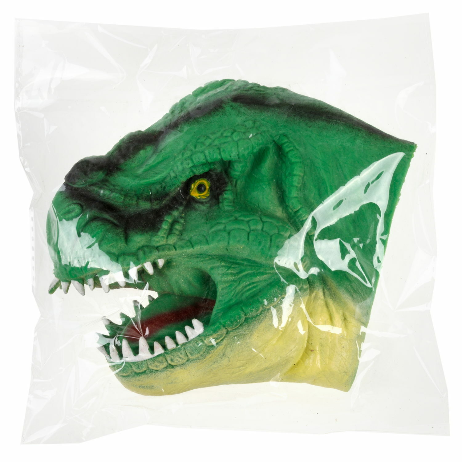 Игрушка-перчатка 1TOY Зверуки большие на руку Динозавр зелёный - фото 5