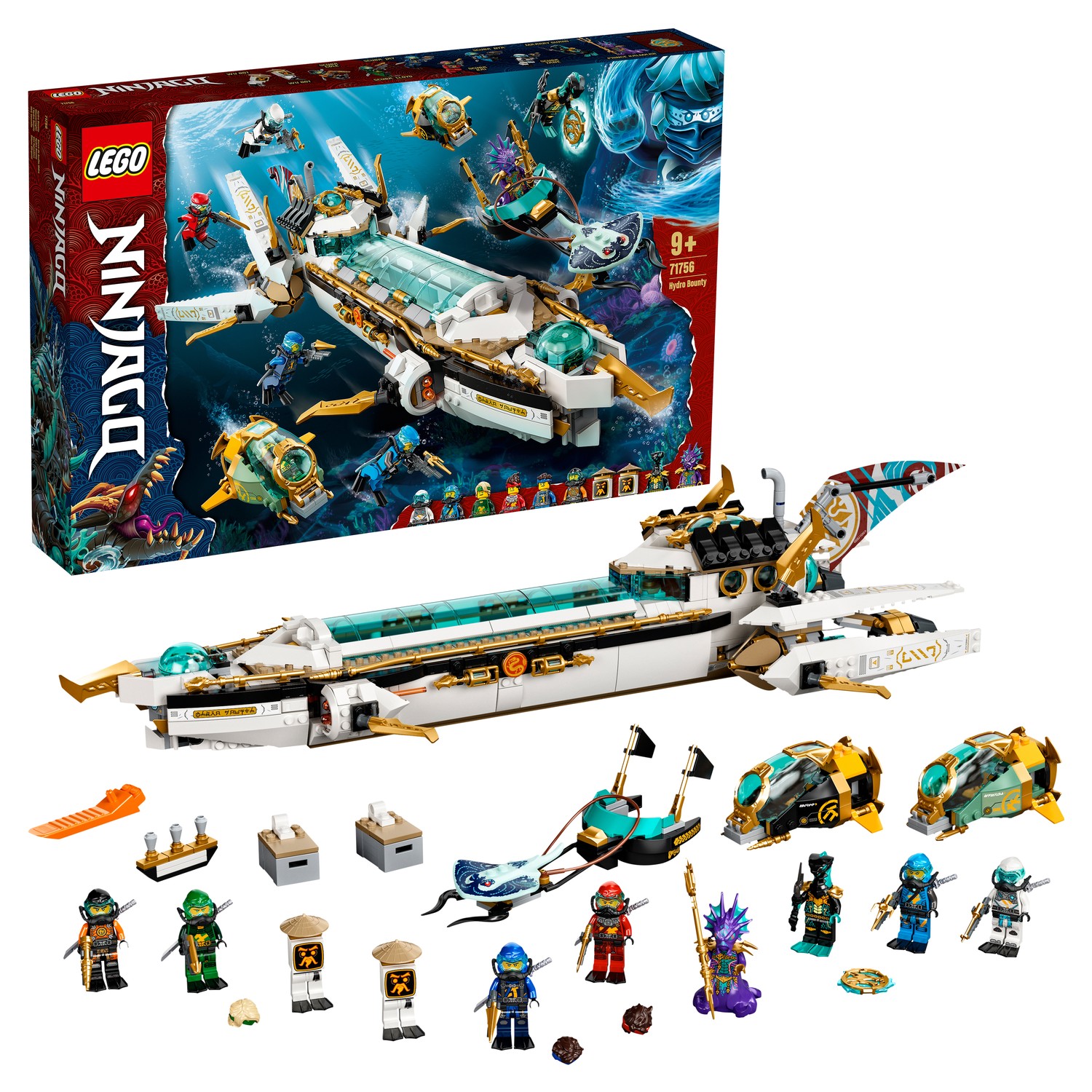 Конструктор LEGO Ninjago Подводный Дар Судьбы 71756