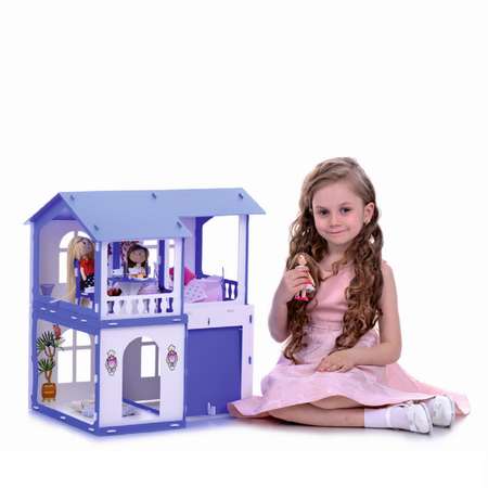 Домик для кукол Krasatoys Алиса с мебелью 4 предмета 000281