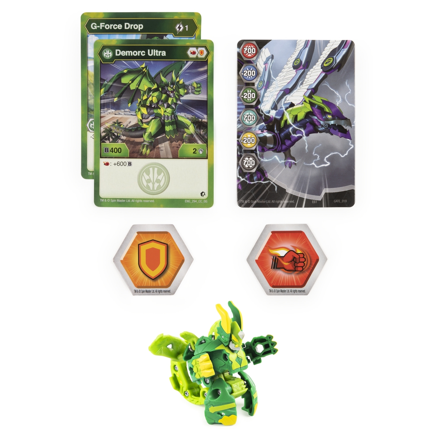 Фигурка-трансформер Bakugan S3 Ультра Ogre Green 6061538/20132914 - фото 1