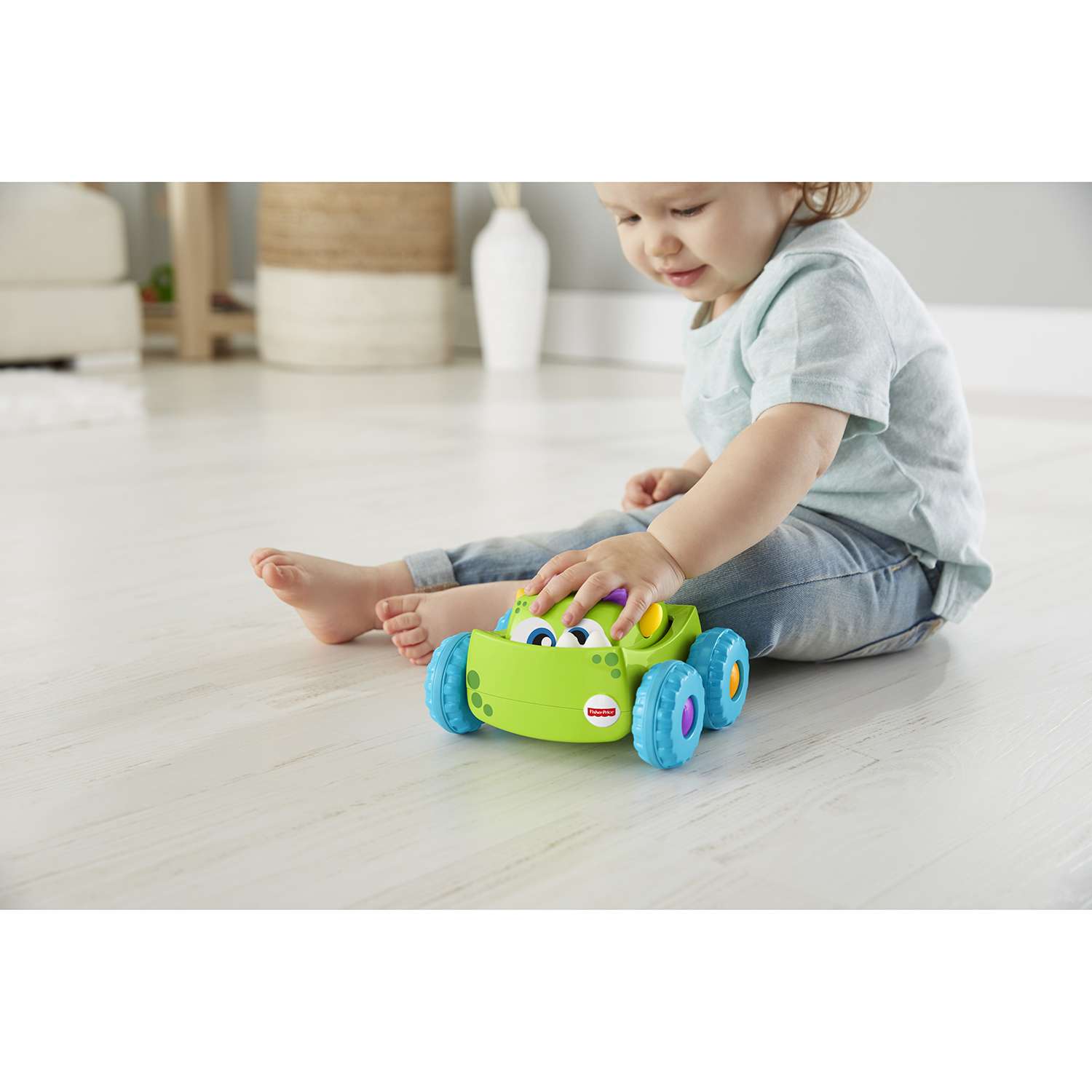 Игрушка Fisher Price Monster Зеленая DRG15 - фото 10