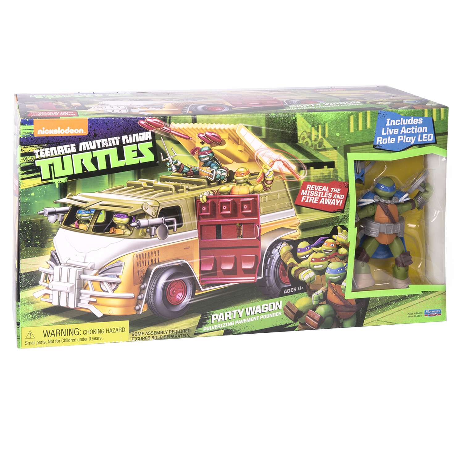 Набор Ninja Turtles(Черепашки Ниндзя) Фургон с фигуркой 94481 - фото 8