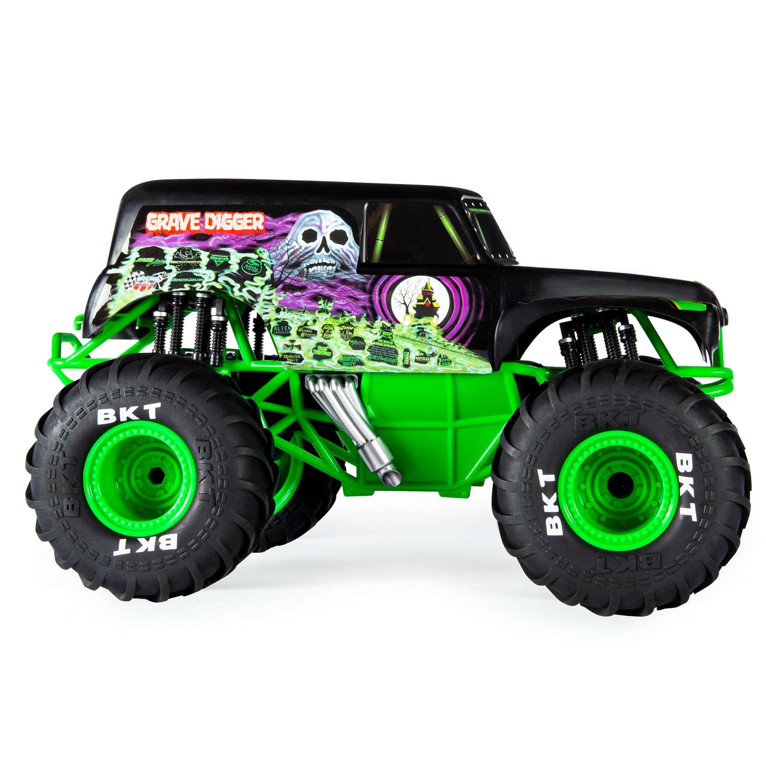 Машина монстр хай. Grave Digger Monster Jam радиоуправляемые. Монстр трак Monster Jam Grave Digger. Монстр трак grav Tiger игрушка. Monster Jam Grave Digger 1:15.