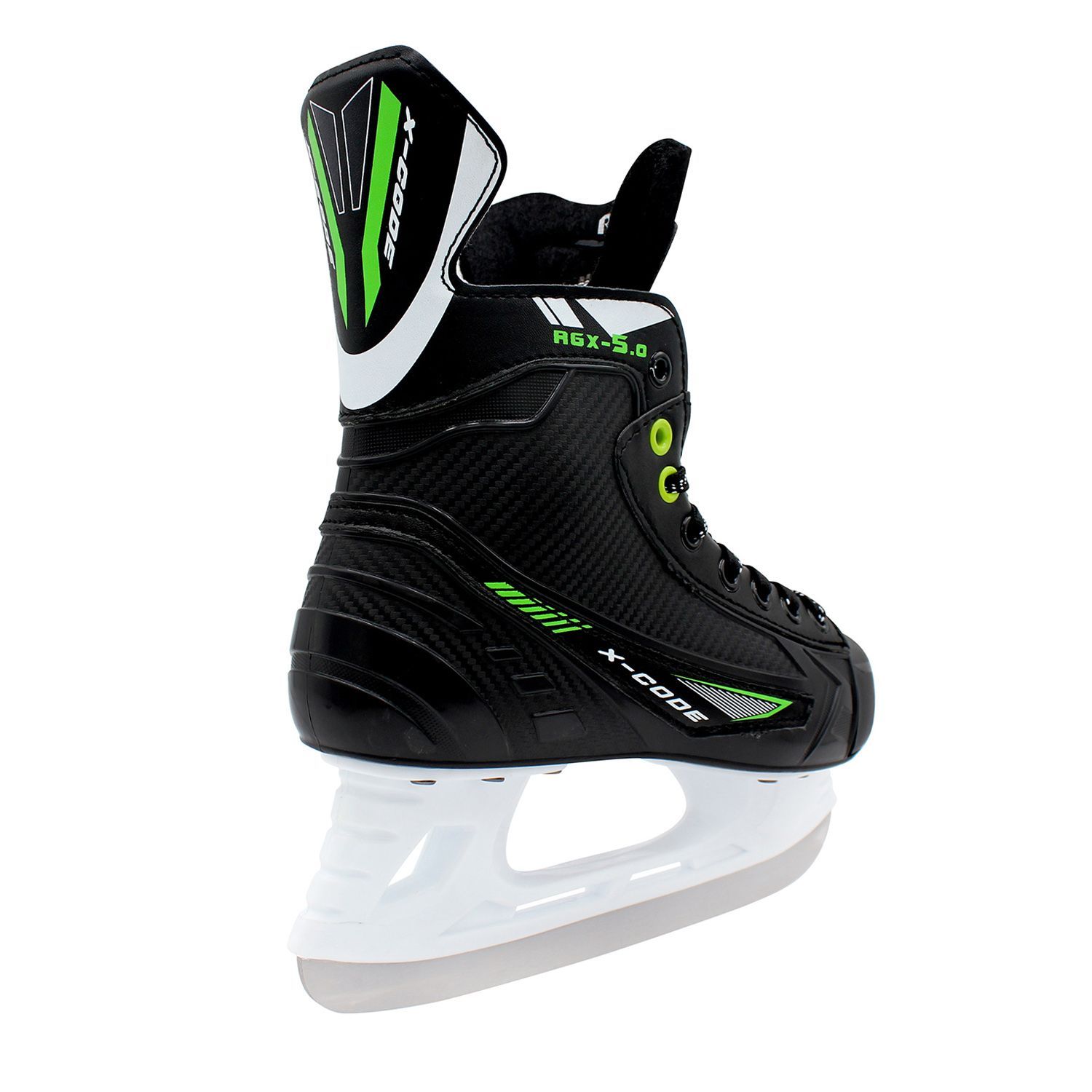 Хоккейные коньки RGX RGX-5.0 X-Code Green 37 - фото 8