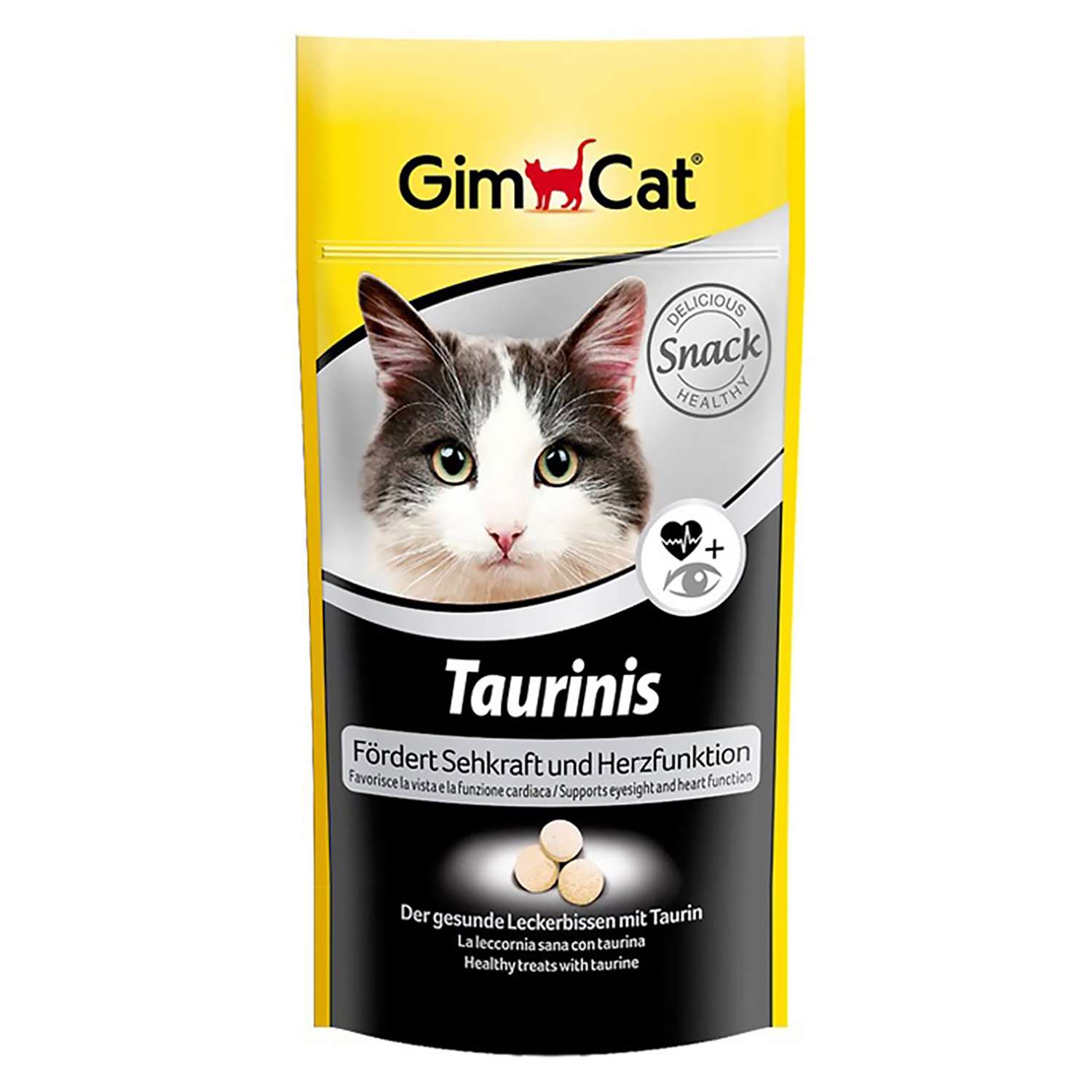 Лакомство для кошек Gimcat витаминизированное Тауринис таурин 40г - фото 1