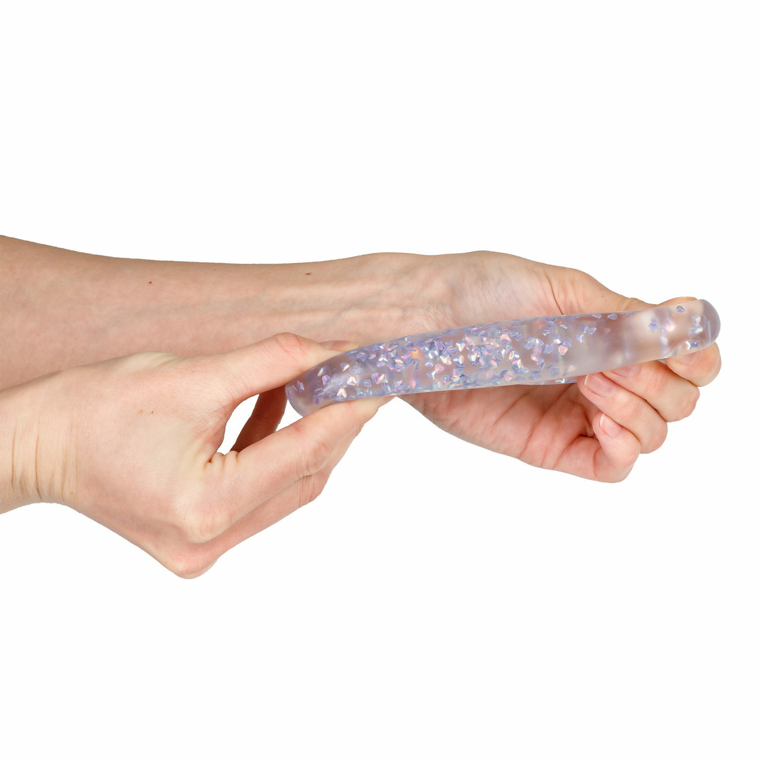 Игрушка-антистресс Крутой замес Супергель шар бриллиант фиолетовый - фото 4
