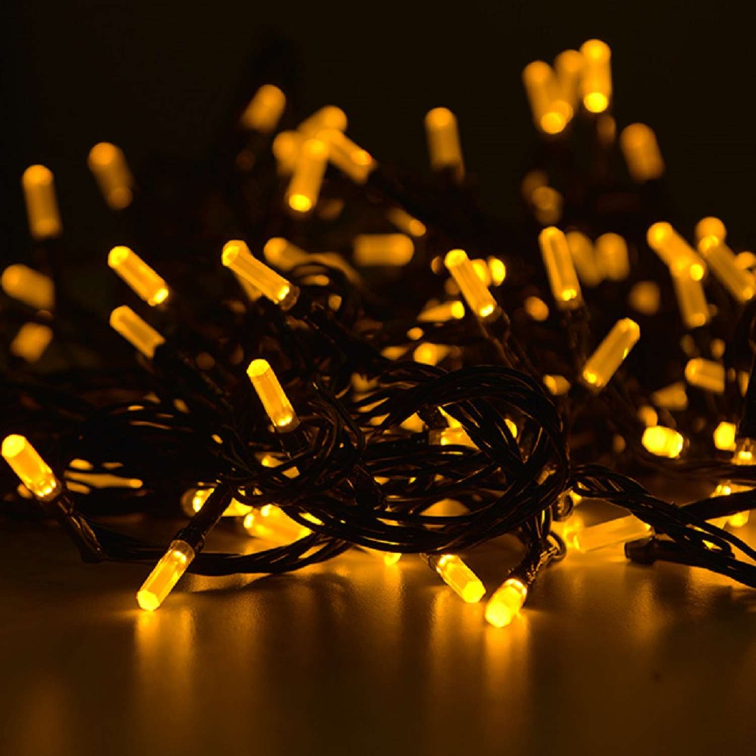 Светодиодная гирлянда FUNRAY Лучики 10 м теплый желтый свет 8 режимов SE-BEAM-110Y - фото 2