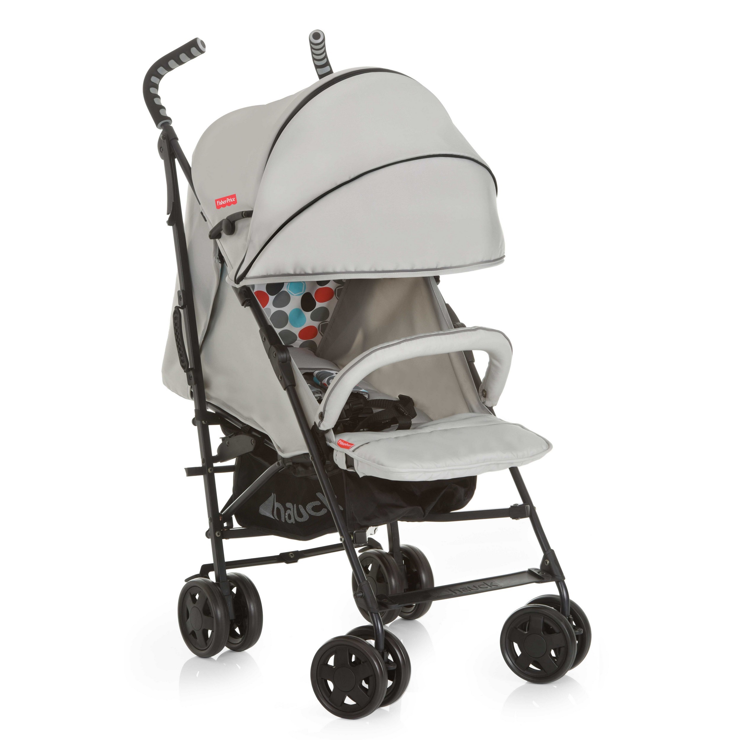 Коляска прогулочная Fisher Price Palma Plus Gumball Grey - фото 3