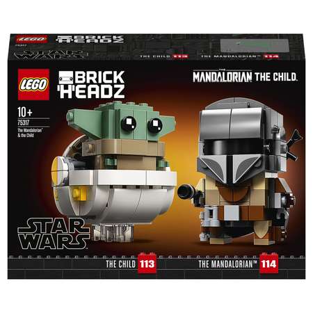 Конструктор LEGO Star Wars Мандалорец и малыш блочный