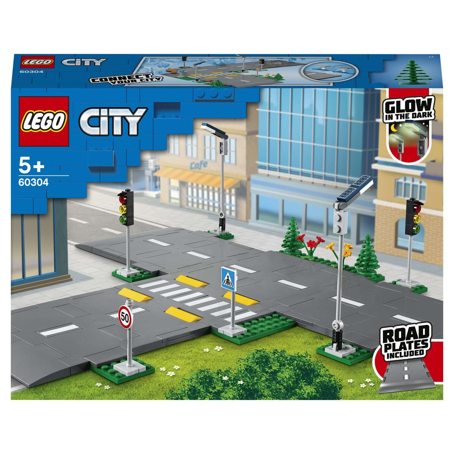 Конструктор LEGO City Town Дорожные пластины 60304 - фото 2