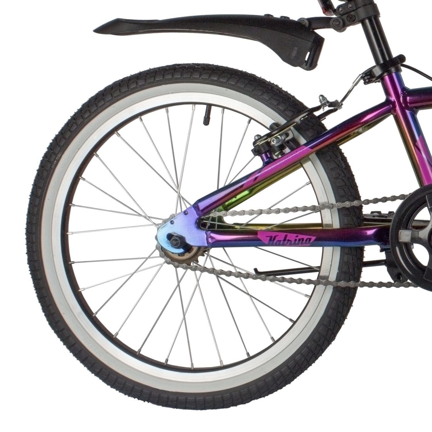 Велосипед 20 фиолетовый. NOVATRACK KATRINA - фото 5