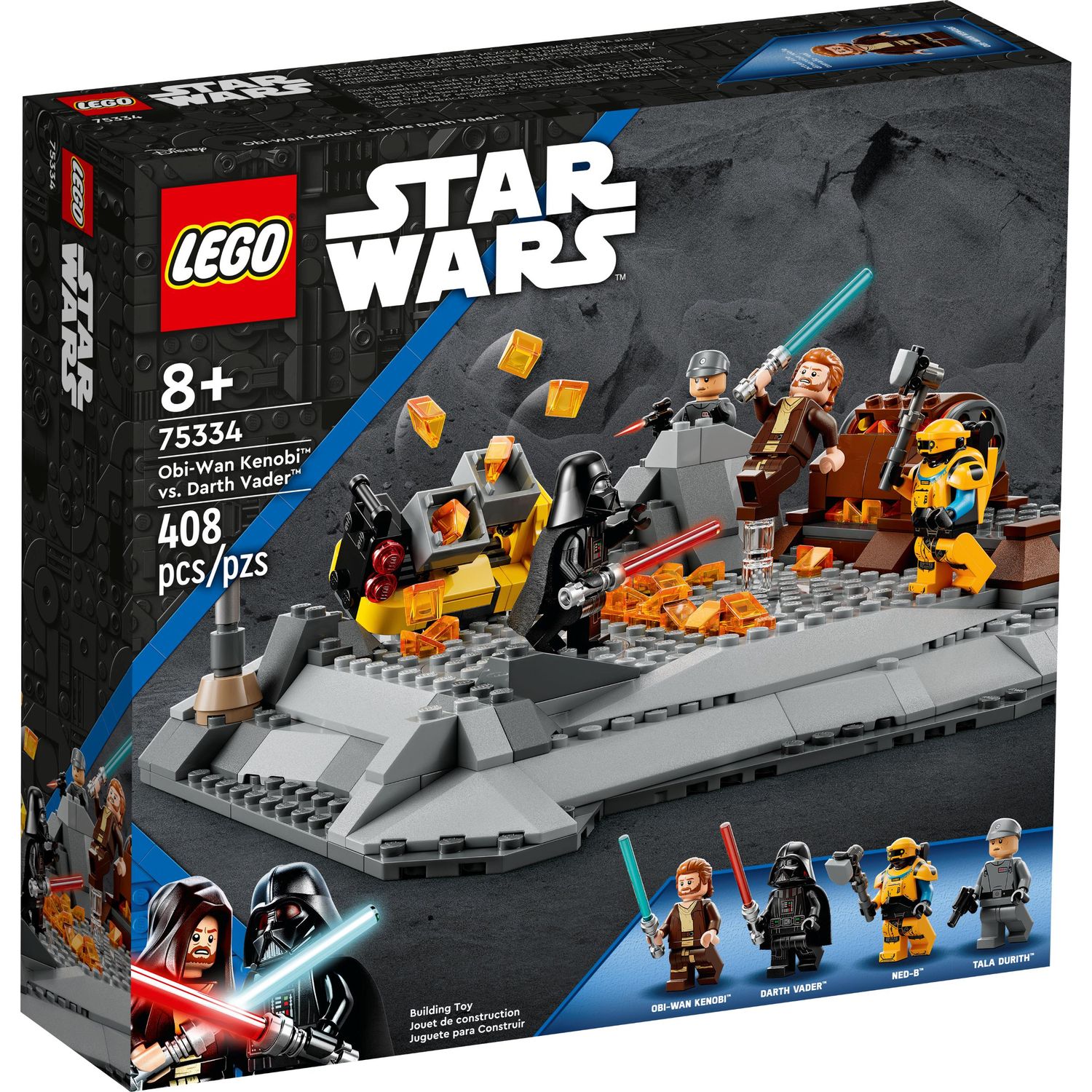 Конструктор LEGO Star Wars Obi-Wan Kenobi vs Darth Vader 75334 купить по  цене 4569 ₽ в интернет-магазине Детский мир