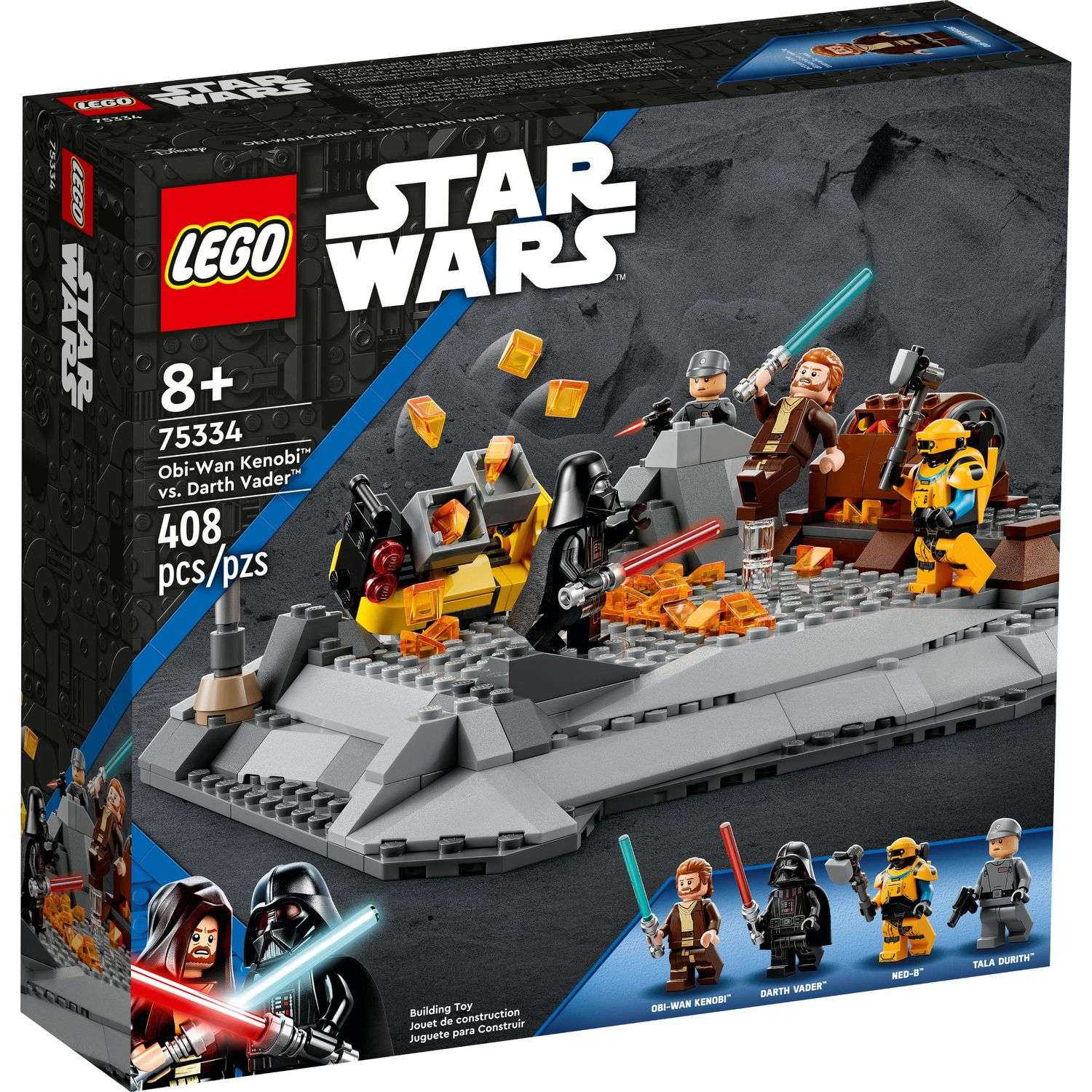 Конструктор LEGO Star Wars Obi-Wan Kenobi vs Darth Vader 75334 - фото 1
