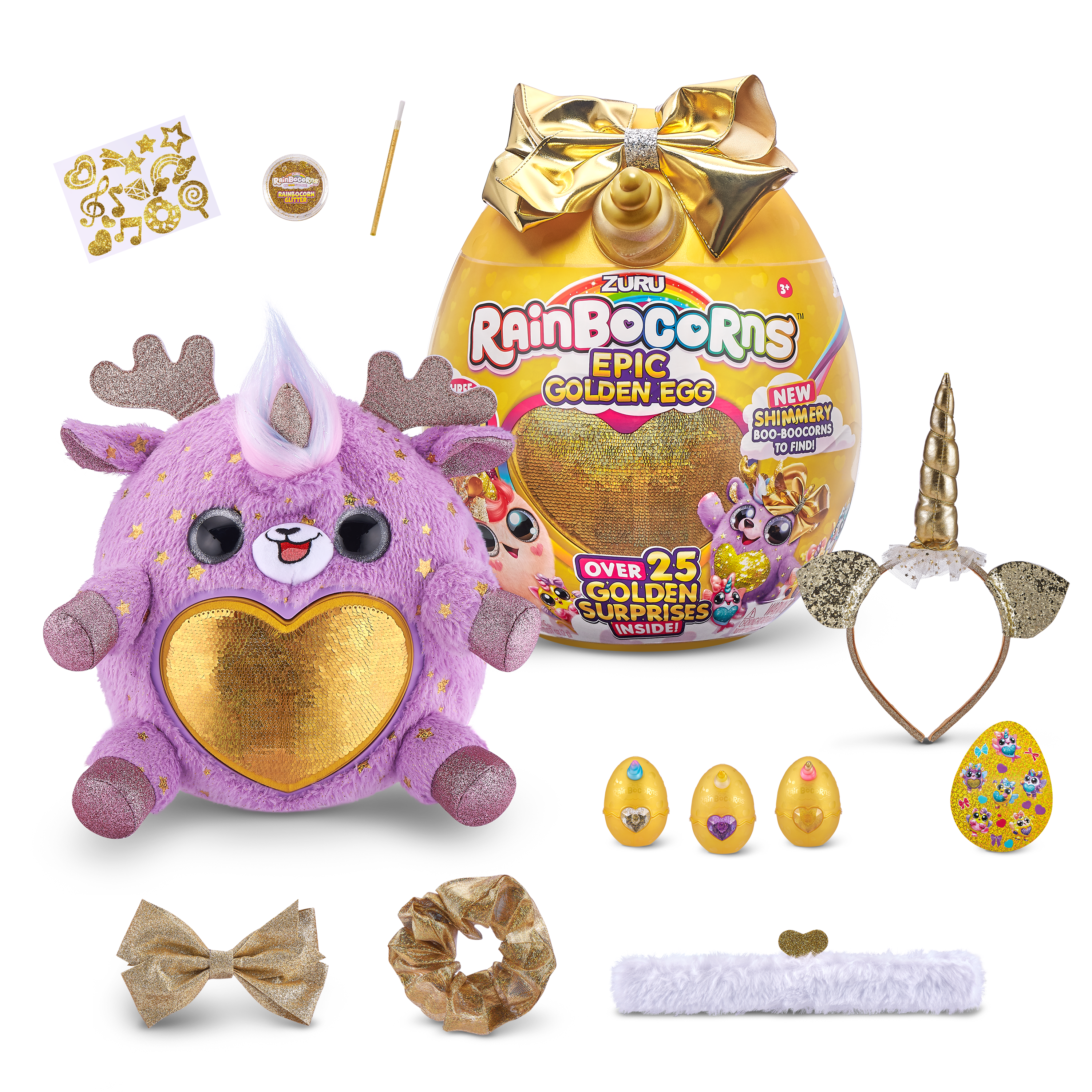 Игрушка Rainbocorns Golden egg surprise S3 в непрозрачной упаковке (Сюрприз) 9244 - фото 10