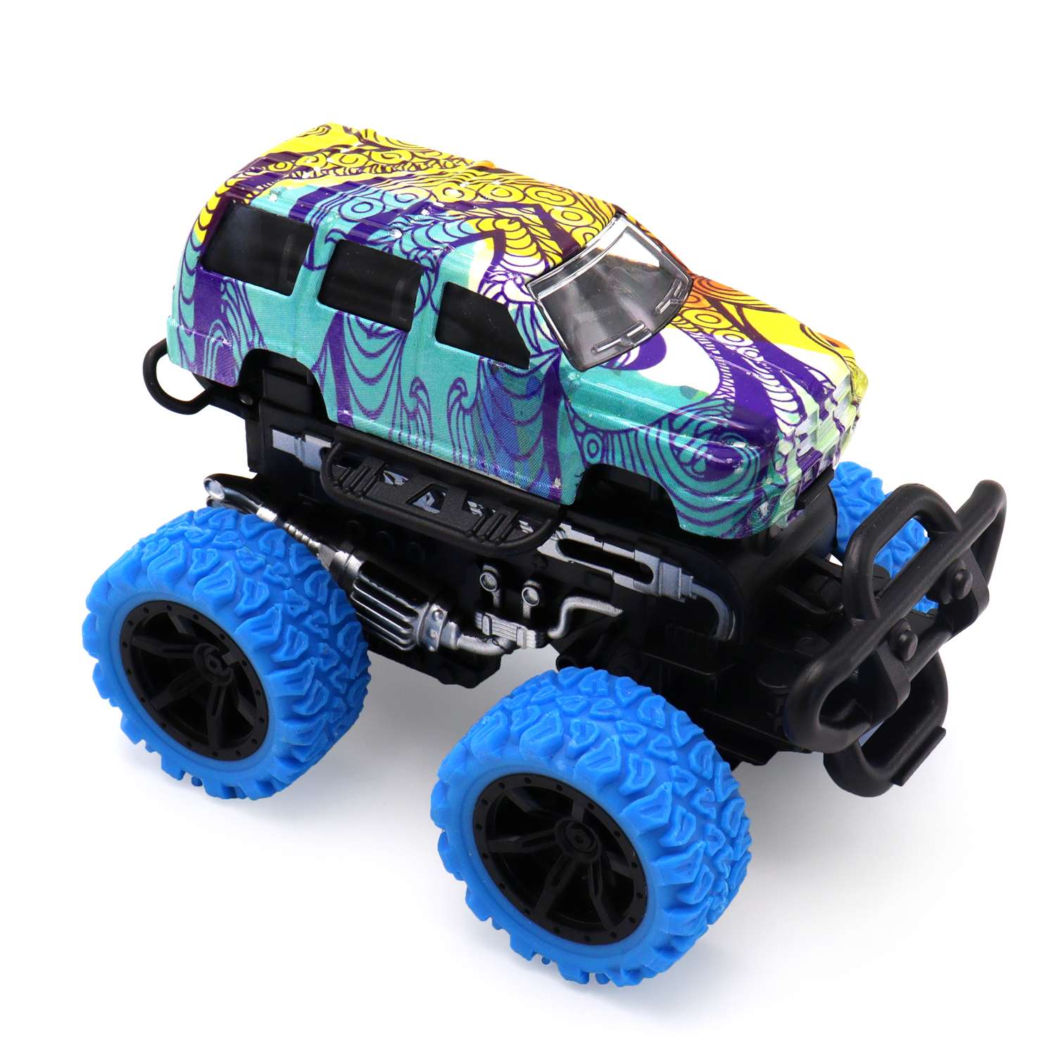 Машинка Funky Toys Пожарная с синими колесами FT8487-1 FT8487-1 - фото 2