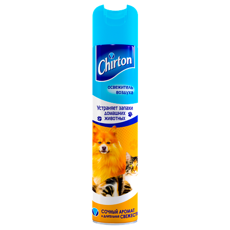 Освежитель воздуха Chirton для дома ванны туалета от запахов домашних животных 300 мл