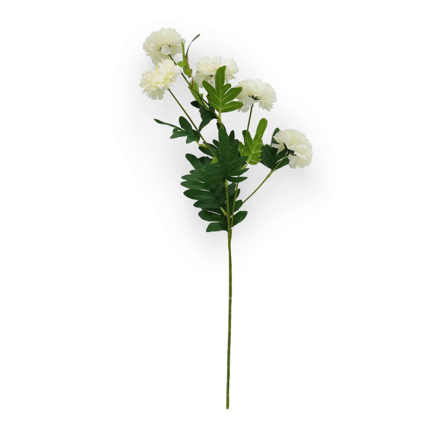 Цветок искусственный Astra Craft Хризантемы 59 см цвет белый - фото 3