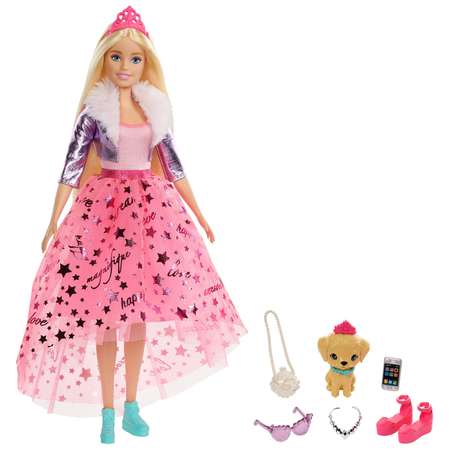 Набор Barbie Приключения принцессы кукла+питомец 1 GML76