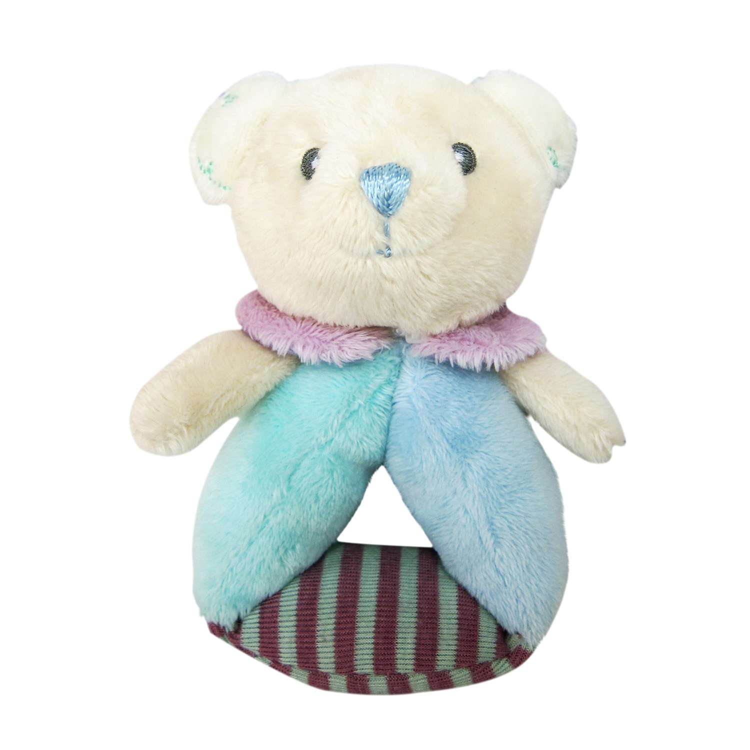 Мягкая игрушка-погремушка Aurora Медвежонок - фото 1