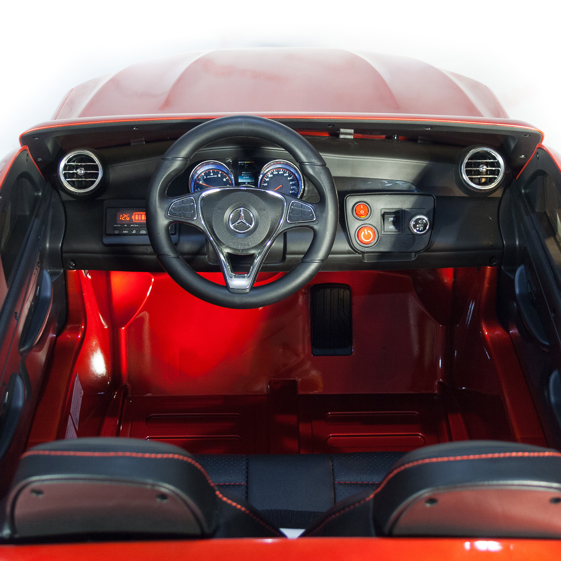 Электромобиль TOYLAND Джип Mercedes Benz GLC 2.0 красный - фото 8