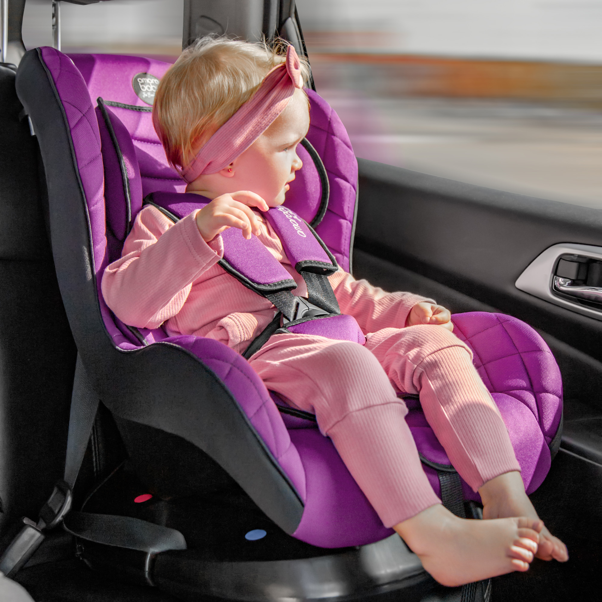 Автокресло Amarobaby Safety 0+/I Серый-Оранжевый - фото 21