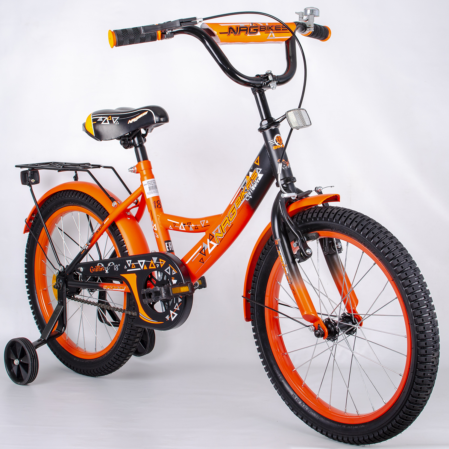 Велосипед NRG BIKES GRIFFIN 18 orange-black - фото 3