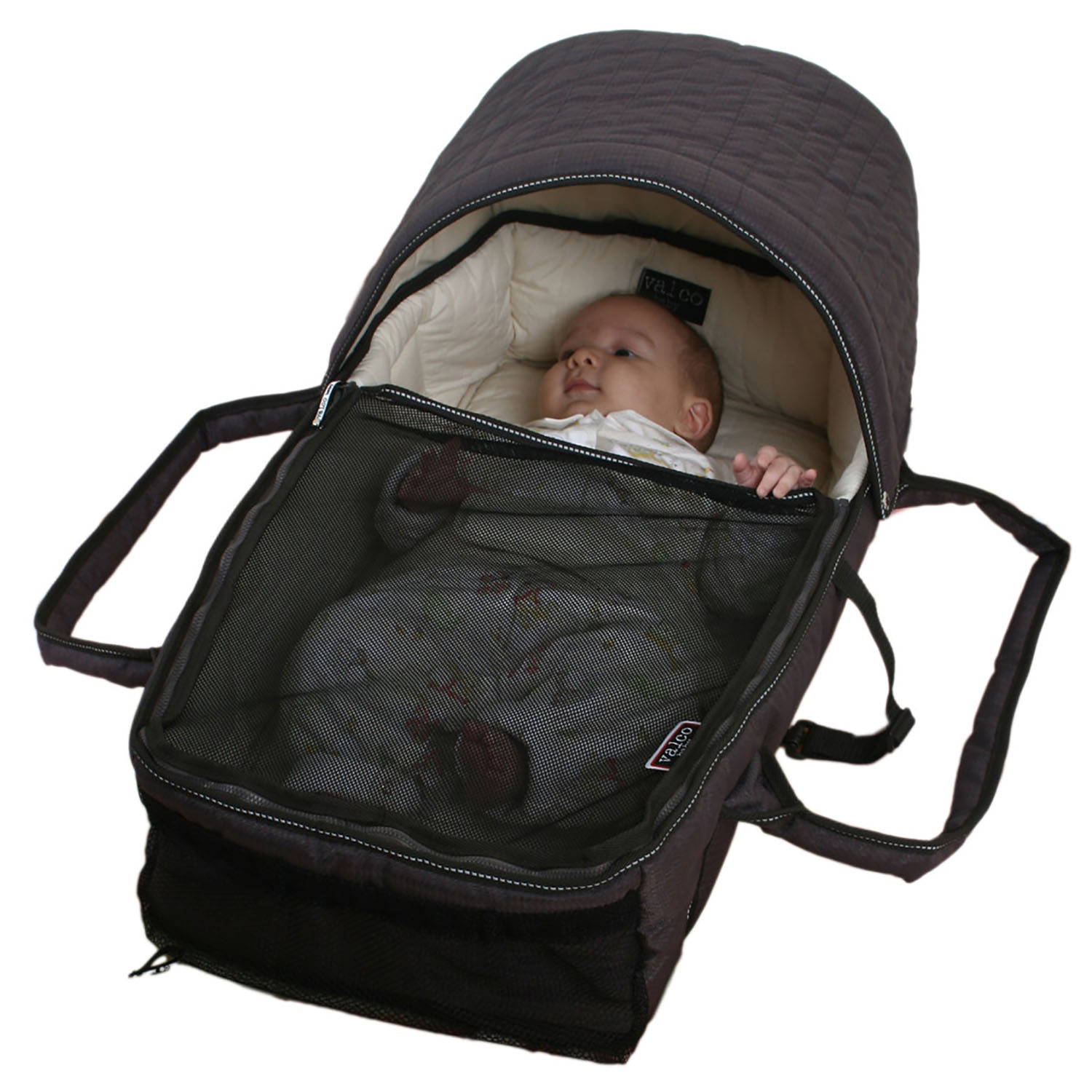 Люлька-переноска Valco baby Soft Bassinet Black - фото 4