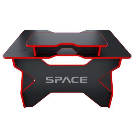 Стол VMMGAME Игровой Space 120dark красный с подставкой для монитора Base