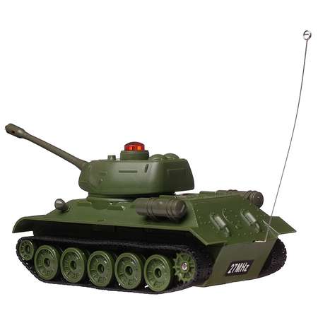Игровой набор ABTOYS 2 танка Т34 и Абрамс звук свет с зарядным устройством 27 Мгц радиоуправление