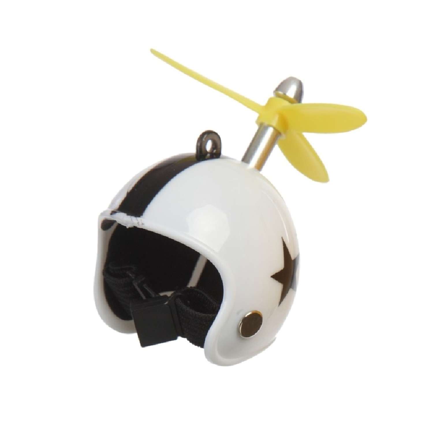 Велосипедный звонок Mobylos Утка в шлеме с пропеллером Звезда - фото 2