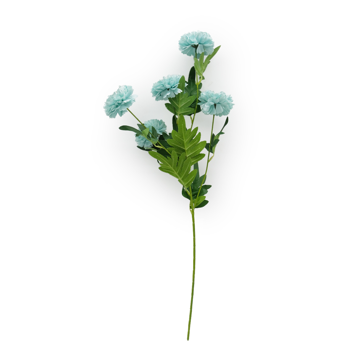 Цветок искусственный Astra Craft Хризантемы 59 см цвет голубой - фото 3