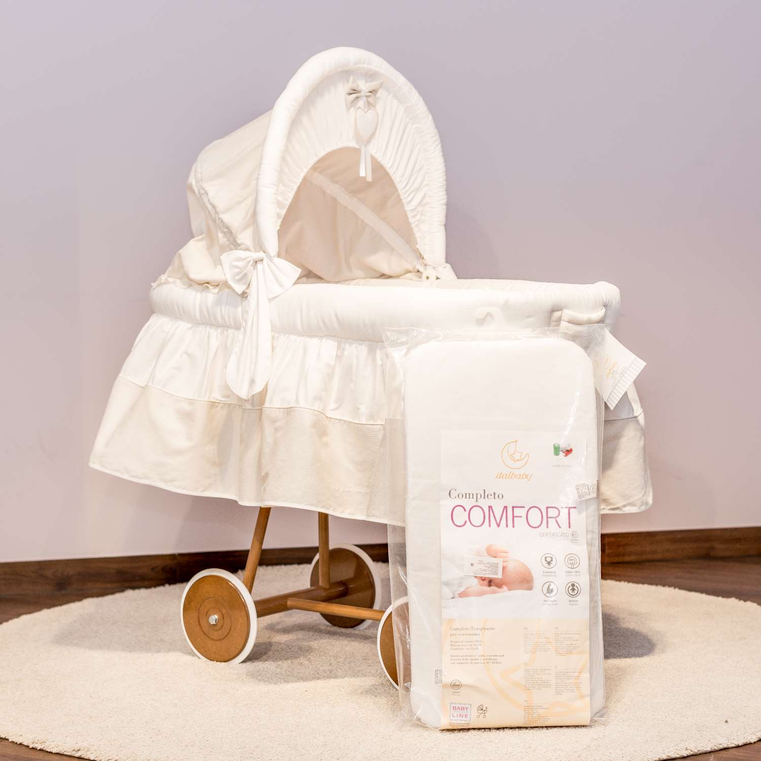 Набор в коляску Italbaby Comfort матрас+подушка 30.41 - фото 4