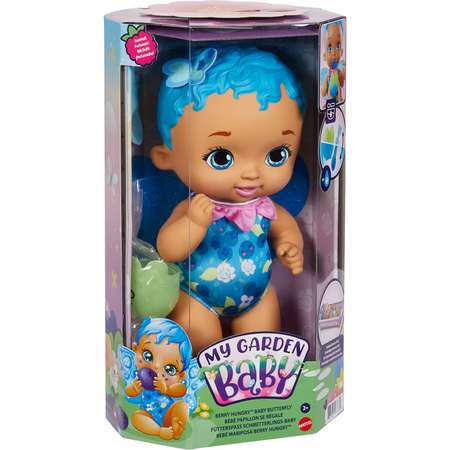 Кукла My Garden Baby Малышка-фея Ягодный обед Голубая GYP01