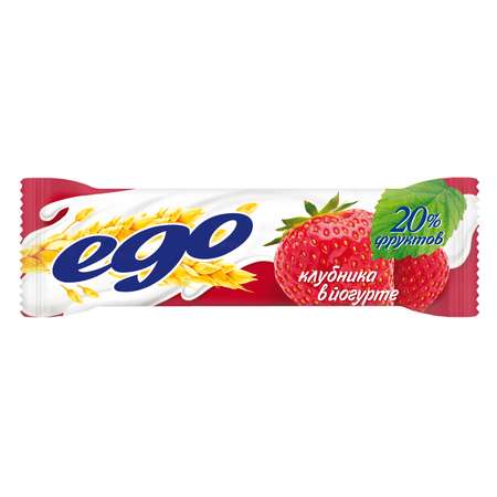 Батончики мюсли Ego клубника йогурт 25г