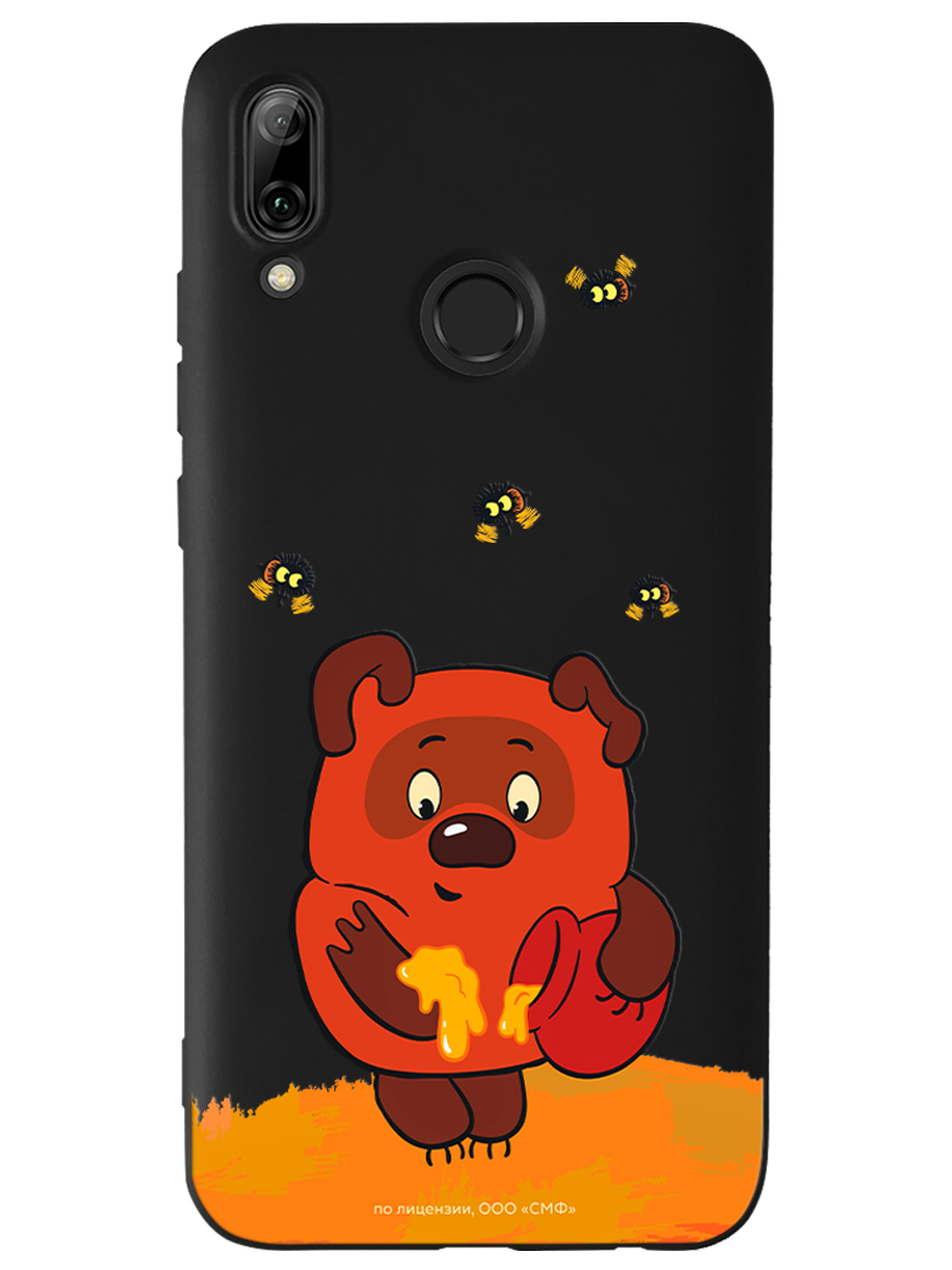 Силиконовый чехол Mcover для смартфона Huawei P Smart 2019 Honor 10 Lite Союзмультфильм Медвежонок и мед - фото 1