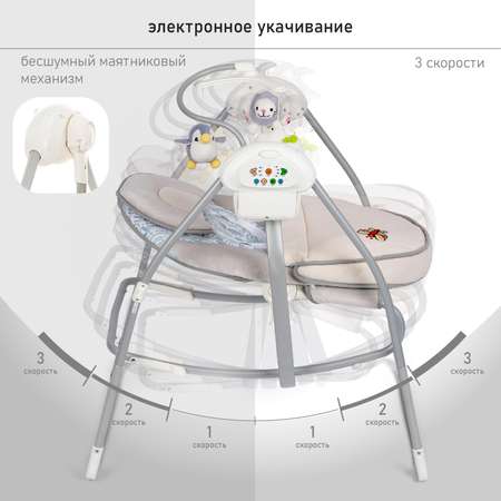 Электрокачели-шезлонг Nuovita Migliore Побережье NUO_BY020_541