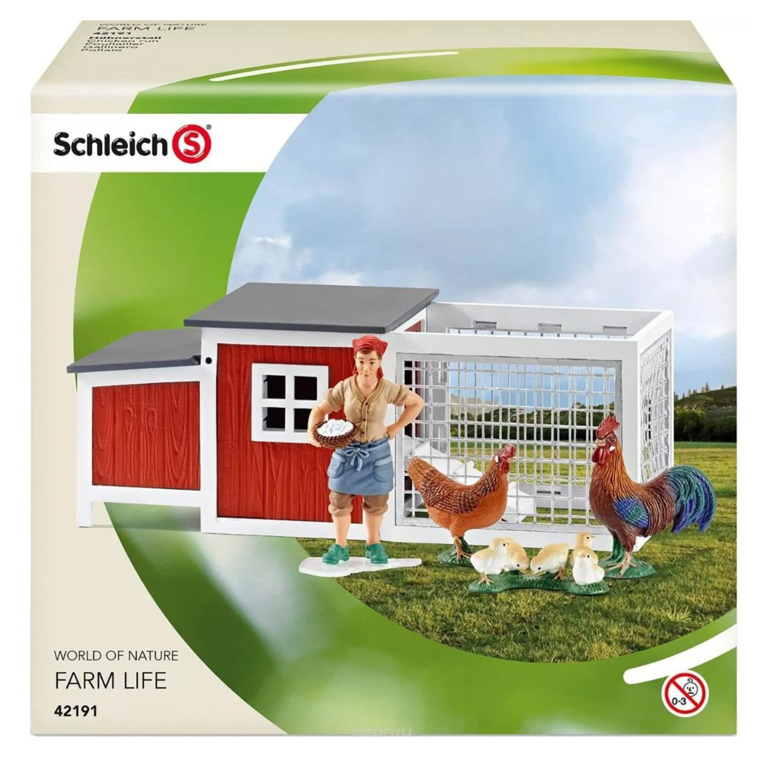 Фигурка SCHLEICH Курятник купить по цене 2479 ₽ в интернет-магазине Детский  мир