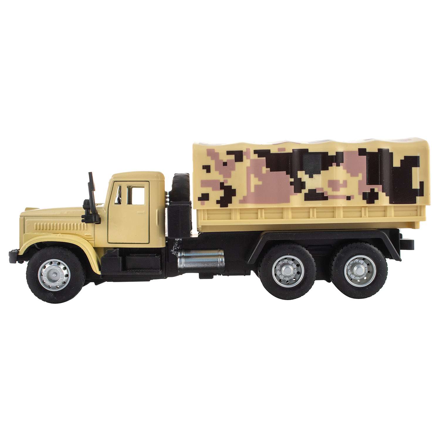 Машинка KiddieDrive Инерционный военный грузовик бежевый 1601714_3 - фото 2