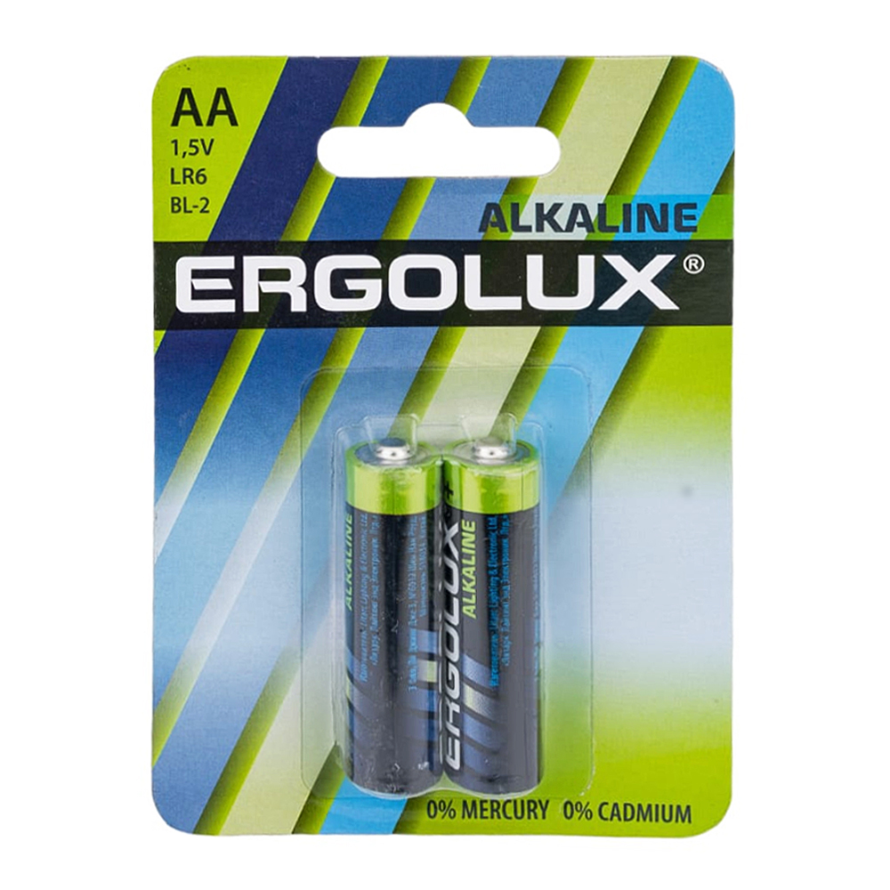 Батарейки Ergolux LR6 BL-2 - фото 2