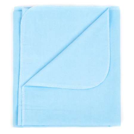 Пеленка фланелевая Чудо-Чадо для новорожденных Гамма голубой 75х120см 3 шт