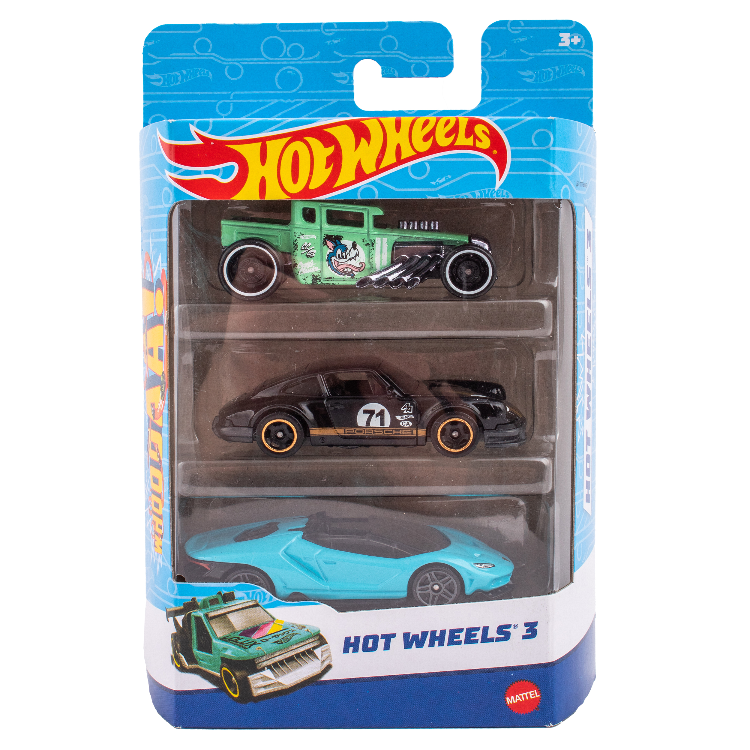 Набор Mattel Hot Wheels из 3 машинок модель 2 K5904_2 - фото 4