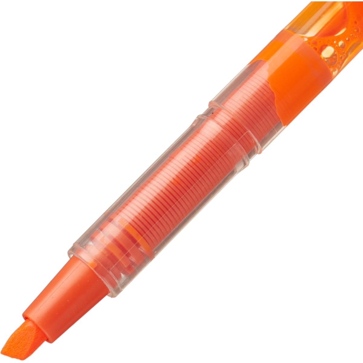 Маркер текстовыделитель Attache Liquid 1-4мм жидкие чернила оранжевый 15 шт - фото 4