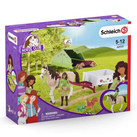 Игровой набор SCHLEICH Кэмпинг приключения Сары