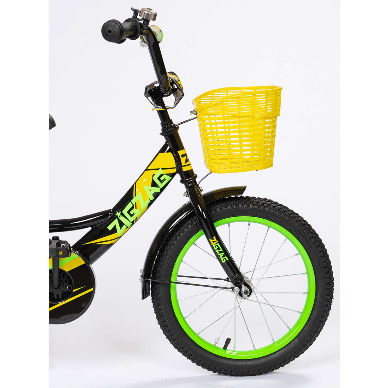 Велосипед ZigZag 14 CLASSIC черный желтый - фото 5